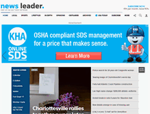 Tablet Screenshot of newsleader.com